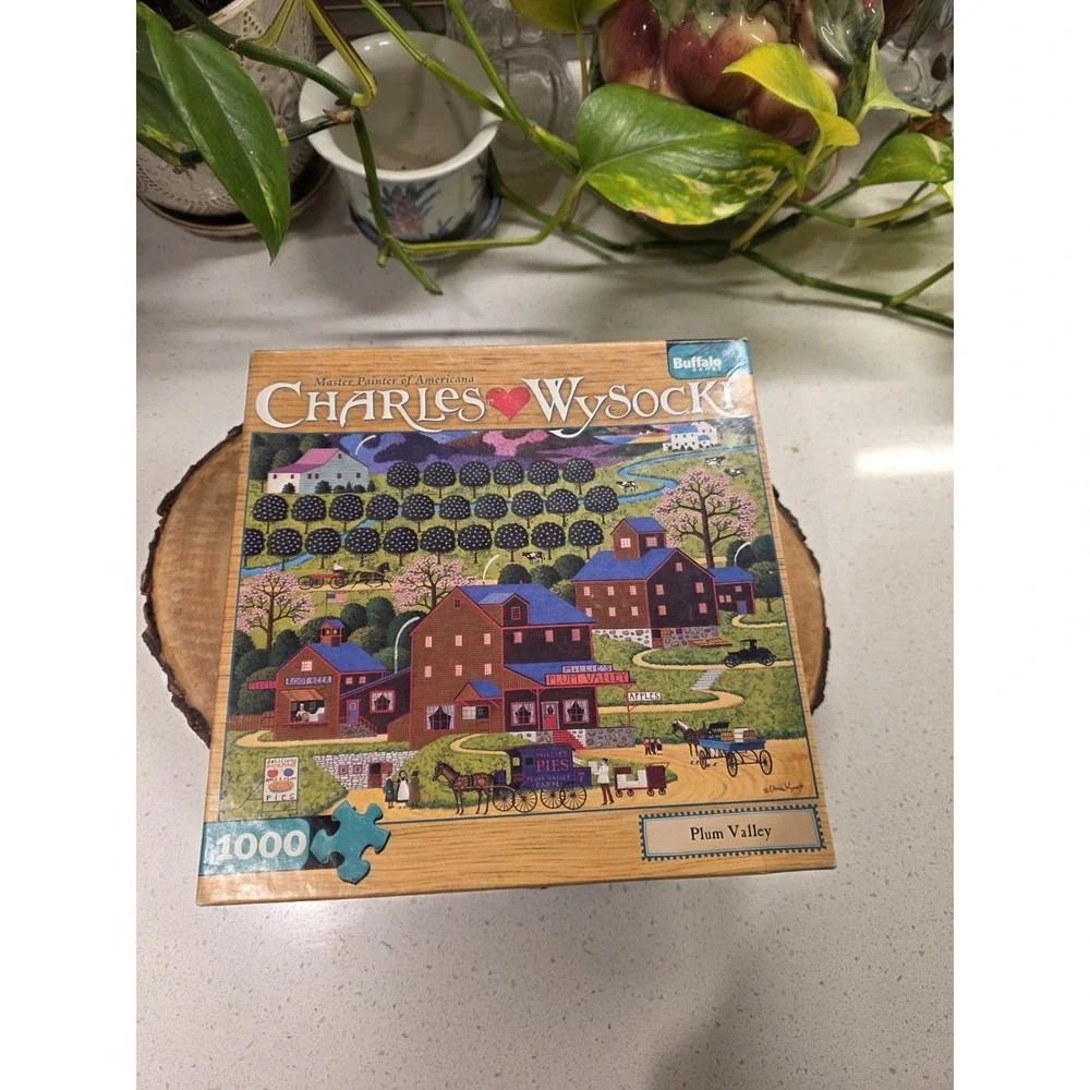 Charles Wysocki Buffalo Games Jigsaw Puzzle Plum Valley